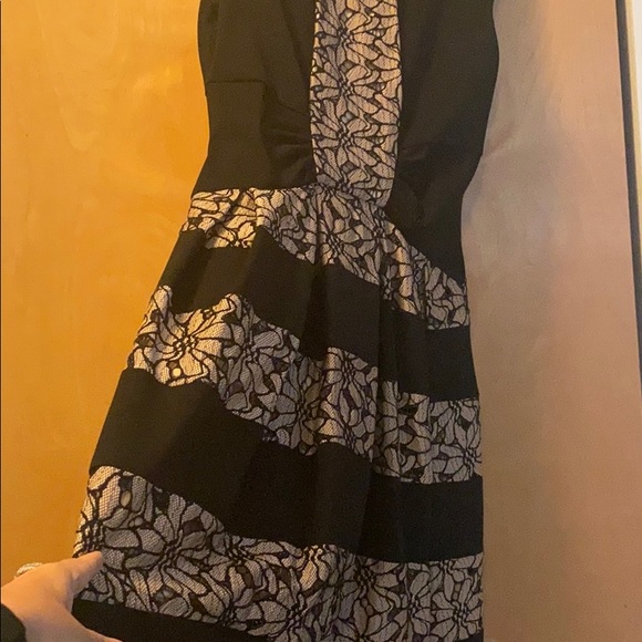 Anthropologie Eva Franco Laced Strata Dress Sz 10 - Picture 4 of 4